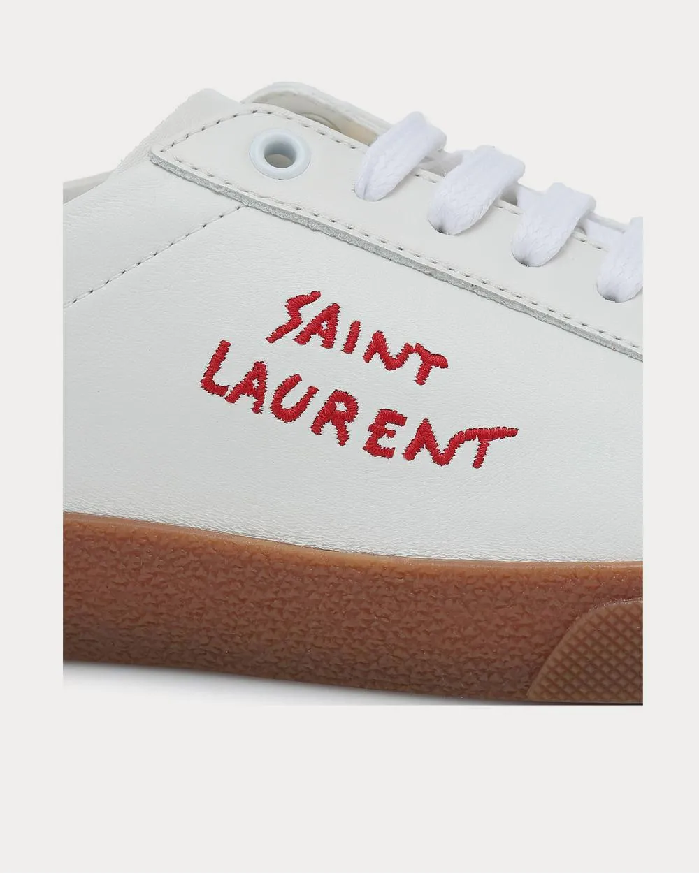 Court Classic leather Blanc Optique Low Top Sneakers