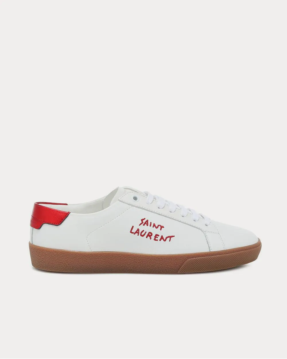 Court Classic leather Blanc Optique Low Top Sneakers